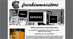 Desktop Screenshot of freakinmacstore.com